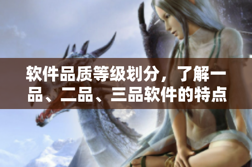 軟件品質等級劃分，了解一品、二品、三品軟件的特點和價值