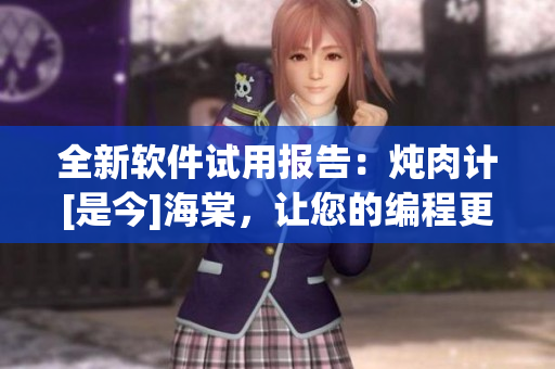 全新軟件試用報(bào)告：燉肉計(jì)[是今]海棠，讓您的編程更加高效！