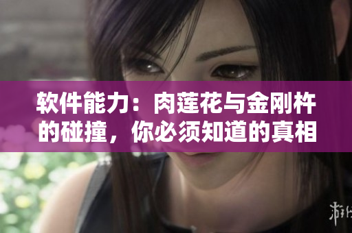 軟件能力：肉蓮花與金剛杵的碰撞，你必須知道的真相！