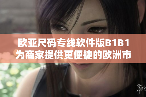 歐亞尺碼專線軟件版B1B1為商家提供更便捷的歐洲市場(chǎng)尺碼轉(zhuǎn)換