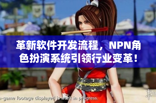 革新軟件開發(fā)流程，NPN角色扮演系統(tǒng)引領(lǐng)行業(yè)變革！
