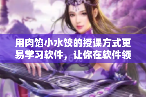 用肉餡小水餃的授課方式更易學習軟件，讓你在軟件領域游刃有余！