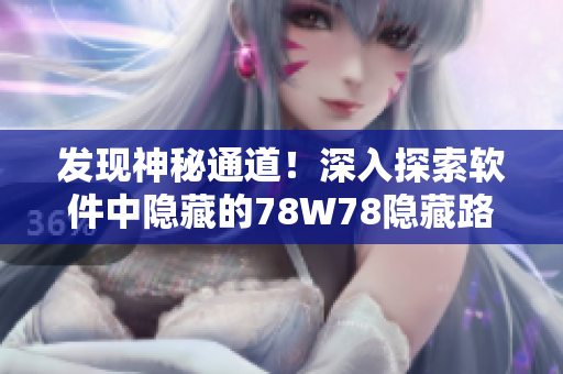 發(fā)現(xiàn)神秘通道！深入探索軟件中隱藏的78W78隱藏路徑