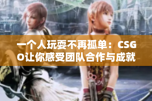 一個(gè)人玩耍不再孤單：CSGO讓你感受團(tuán)隊(duì)合作與成就感