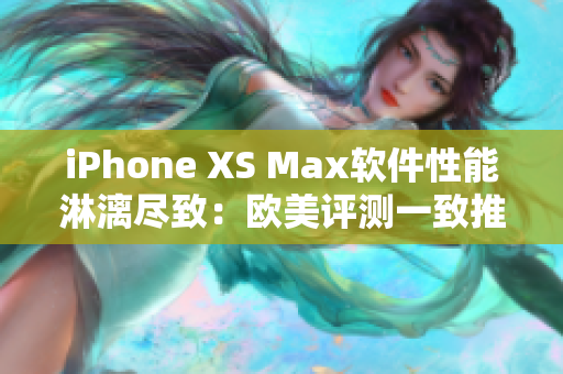 iPhone XS Max軟件性能淋漓盡致：歐美評測一致推崇