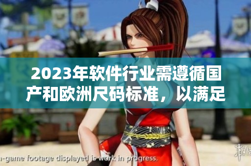 2023年軟件行業(yè)需遵循國產(chǎn)和歐洲尺碼標(biāo)準(zhǔn)，以滿足市場需求