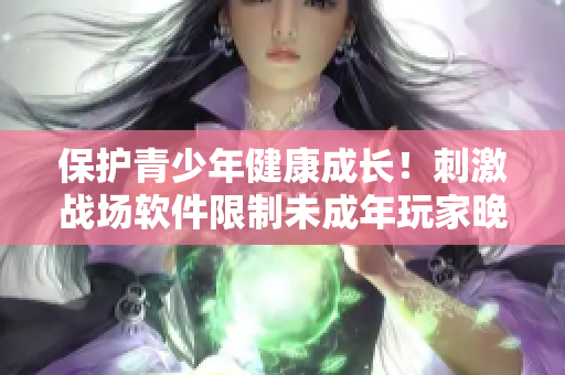 保護青少年健康成長！刺激戰(zhàn)場軟件限制未成年玩家晚上使用時間