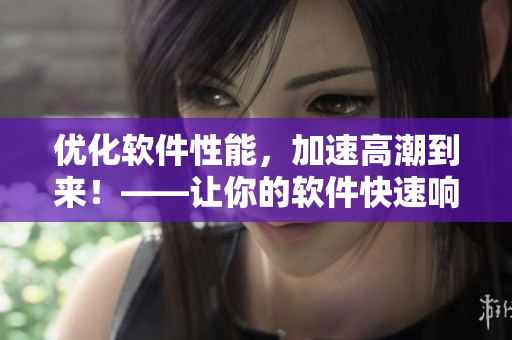 優(yōu)化軟件性能，加速高潮到來(lái)！——讓你的軟件快速響應(yīng)用戶需求