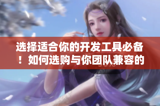 選擇適合你的開發(fā)工具必備！如何選購與你團(tuán)隊(duì)兼容的軟件？