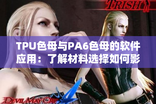 TPU色母與PA6色母的軟件應(yīng)用：了解材料選擇如何影響軟件性能