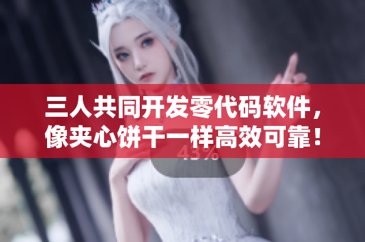 三人共同開發(fā)零代碼軟件，像夾心餅干一樣高效可靠！