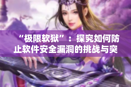 “極限軟獄”：探究如何防止軟件安全漏洞的挑戰(zhàn)與突破