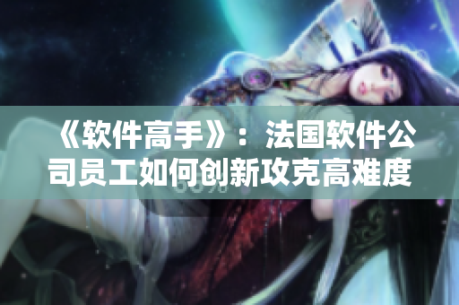 《軟件高手》：法國軟件公司員工如何創(chuàng)新攻克高難度任務(wù)