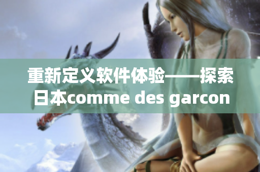 重新定義軟件體驗——探索日本comme des garcons的創(chuàng)新設(shè)計