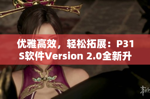 優(yōu)雅高效，輕松拓展：P31S軟件Version 2.0全新升級！