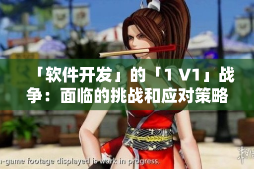 「軟件開發(fā)」的「1 V1」戰(zhàn)爭(zhēng)：面臨的挑戰(zhàn)和應(yīng)對(duì)策略