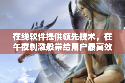 在線軟件提供領(lǐng)先技術(shù)，在午夜刺激般帶給用戶最高效的使用體驗