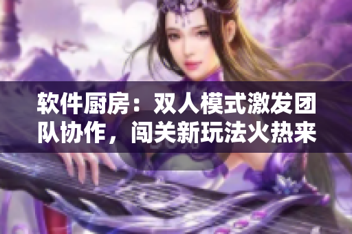 軟件廚房：雙人模式激發(fā)團隊協(xié)作，闖關(guān)新玩法火熱來襲