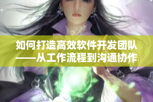 如何打造高效軟件開發(fā)團(tuán)隊(duì)——從工作流程到溝通協(xié)作的全方位指南