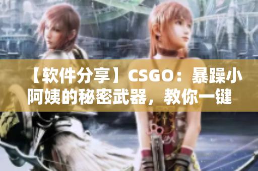 【軟件分享】CSGO：暴躁小阿姨的秘密武器，教你一鍵提升游戲水平！
