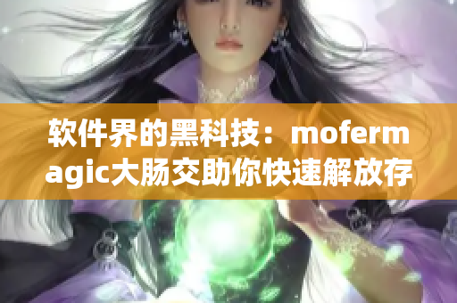 軟件界的黑科技：mofermagic大腸交助你快速解放存儲(chǔ)空間