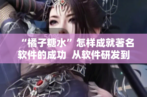 “橘子糖水”怎樣成就著名軟件的成功  從軟件研發(fā)到上線的故事