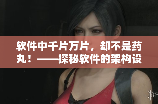 軟件中千片萬(wàn)片，卻不是藥丸！——探秘軟件的架構(gòu)設(shè)計(jì)