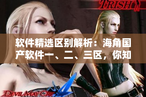 軟件精選區(qū)別解析：海角國產(chǎn)軟件一、二、三區(qū)，你知道嗎？