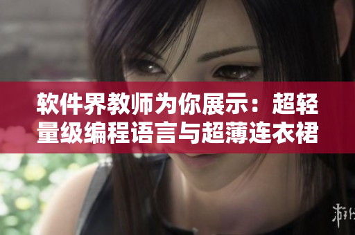 軟件界教師為你展示：超輕量級編程語言與超薄連衣裙的完美搭配