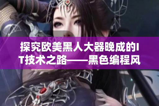 探究歐美黑人大器晚成的IT技術(shù)之路——黑色編程風(fēng)格和創(chuàng)新思維