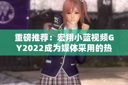 重磅推薦：宏翔小藍(lán)視頻GY2022成為媒體采用的熱門編輯軟件