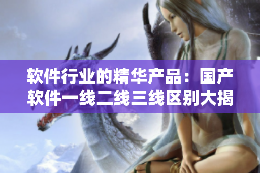 軟件行業(yè)的精華產(chǎn)品：國產(chǎn)軟件一線二線三線區(qū)別大揭秘