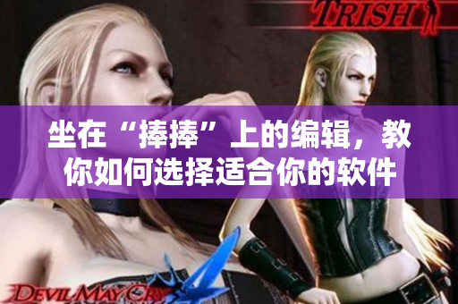 坐在“捧捧”上的編輯，教你如何選擇適合你的軟件