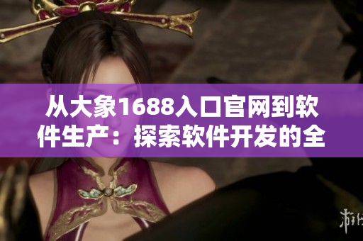 從大象1688入口官網(wǎng)到軟件生產(chǎn)：探索軟件開發(fā)的全過程