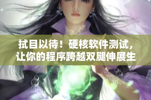 拭目以待！硬核軟件測(cè)試，讓你的程序跨越雙腿伸展生機(jī)！