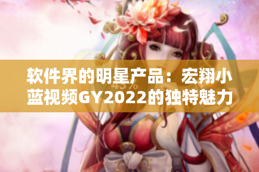 軟件界的明星產(chǎn)品：宏翔小藍(lán)視頻GY2022的獨(dú)特魅力