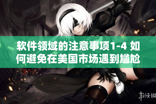 軟件領(lǐng)域的注意事項1-4 如何避免在美國市場遇到尷尬局面