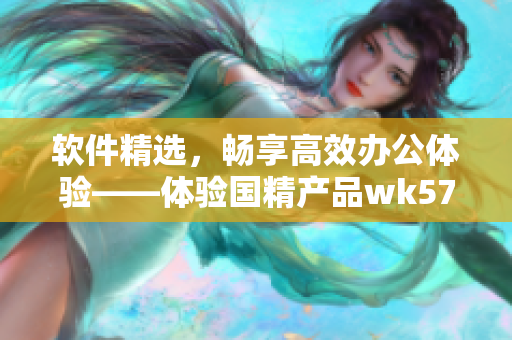 軟件精選，暢享高效辦公體驗——體驗國精產(chǎn)品wk5777的強大功能