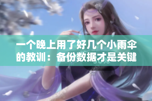 一個(gè)晚上用了好幾個(gè)小雨傘的教訓(xùn)：備份數(shù)據(jù)才是關(guān)鍵