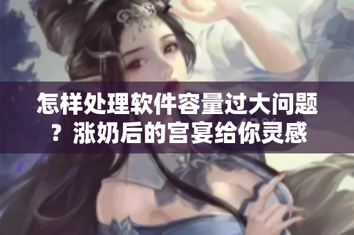 怎樣處理軟件容量過(guò)大問(wèn)題？漲奶后的宮宴給你靈感