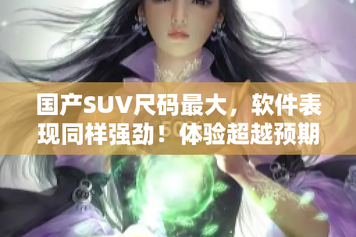 國(guó)產(chǎn)SUV尺碼最大，軟件表現(xiàn)同樣強(qiáng)勁！體驗(yàn)超越預(yù)期！