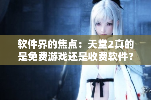 軟件界的焦點(diǎn)：天堂2真的是免費(fèi)游戲還是收費(fèi)軟件？