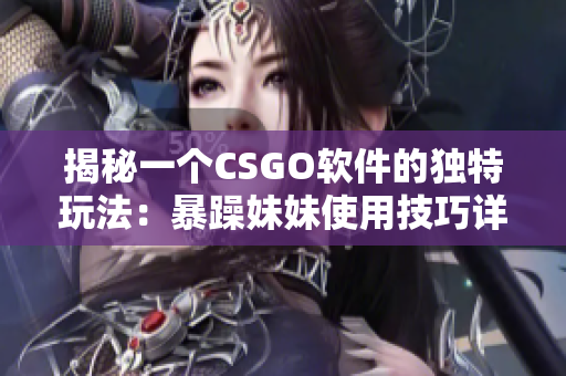 揭秘一個CSGO軟件的獨特玩法：暴躁妹妹使用技巧詳解