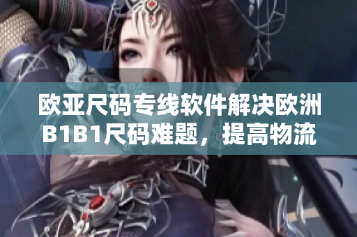 歐亞尺碼專線軟件解決歐洲B1B1尺碼難題，提高物流效率