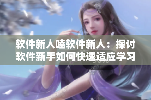 軟件新人嗑軟件新人：探討軟件新手如何快速適應(yīng)學(xué)習(xí)并成為優(yōu)秀程序員