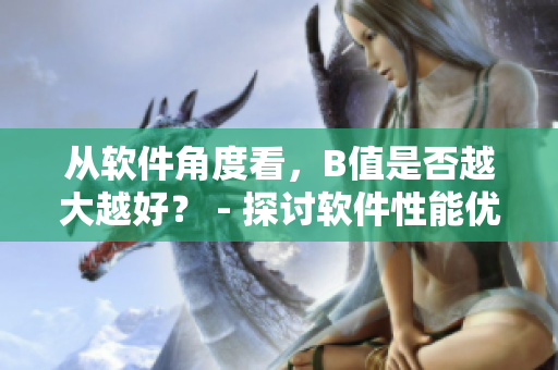 從軟件角度看，B值是否越大越好？ - 探討軟件性能優(yōu)化的關(guān)鍵指標