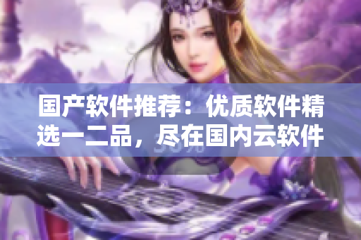 國(guó)產(chǎn)軟件推薦：優(yōu)質(zhì)軟件精選一二品，盡在國(guó)內(nèi)云軟件平臺(tái)