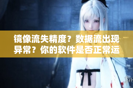 鏡像流失精度？數(shù)據(jù)流出現(xiàn)異常？你的軟件是否正常運行？