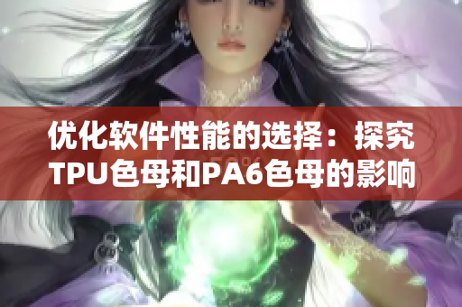 優(yōu)化軟件性能的選擇：探究TPU色母和PA6色母的影響