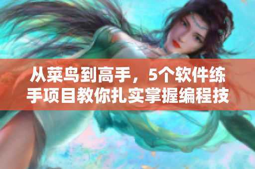 從菜鳥到高手，5個(gè)軟件練手項(xiàng)目教你扎實(shí)掌握編程技能